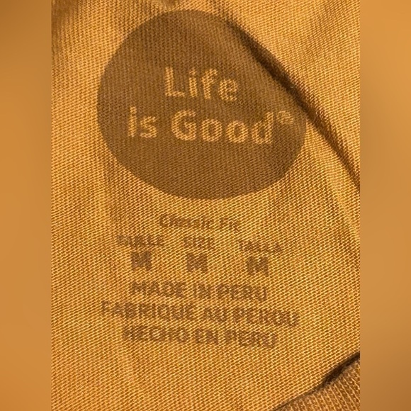 Life is Good Classic Fit motorcycle go places men’s Size Medium - Picture 6 of 16